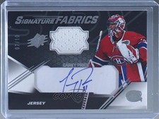 2022-23 SPx Signature Fabrics 7/10 Tier 3 Carey Price #SF-CP Auto 13y0
