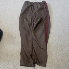 Men’s 2022 Adidas x Wales Bonner Brown Tracksuit Bottoms. Size Large W36 x L32