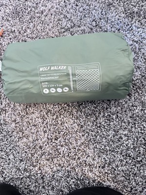 Wolf Walker HUA Sleeping Mat 200x120x5cm Green Roll Up Unisex Adults