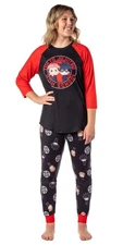 Jujutsu Kaisen Women's Tokyo Jujutsu High School Raglan Jogger Pajama Set