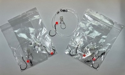 (5) Fish Finder Rigs Surf Fishing Rigs Drum Shark Catfish Striped Bass Striper 