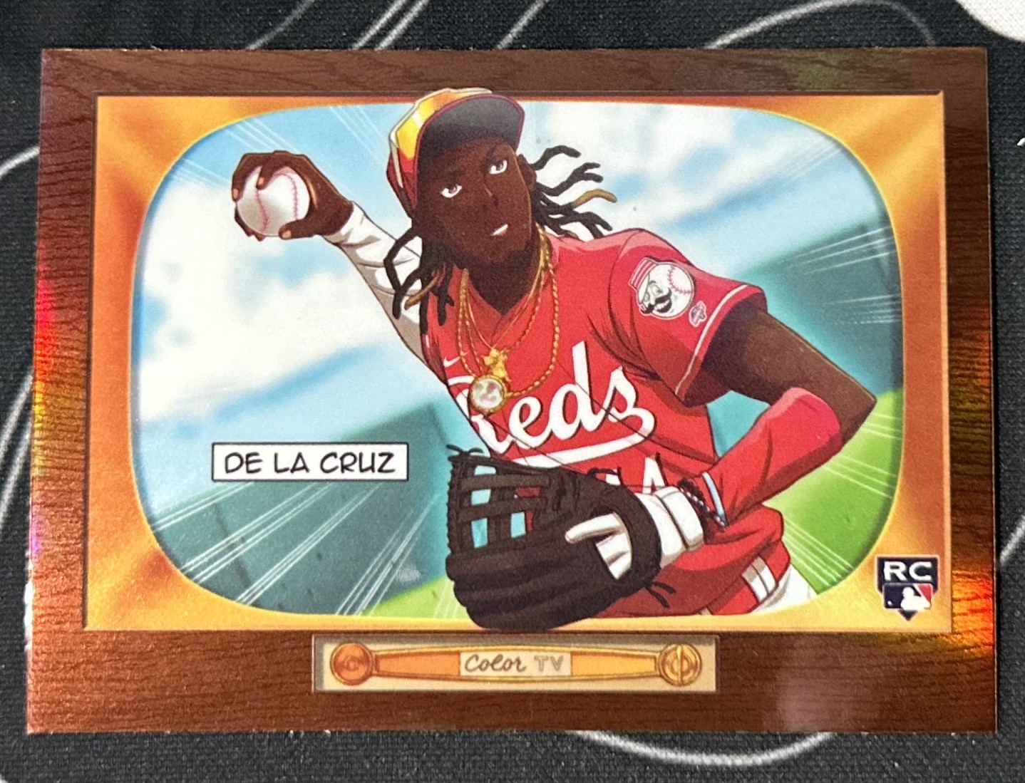 2024 Bowman Elly De La Cruz RC 1955 Bowman Anime #1 Rookie Reds