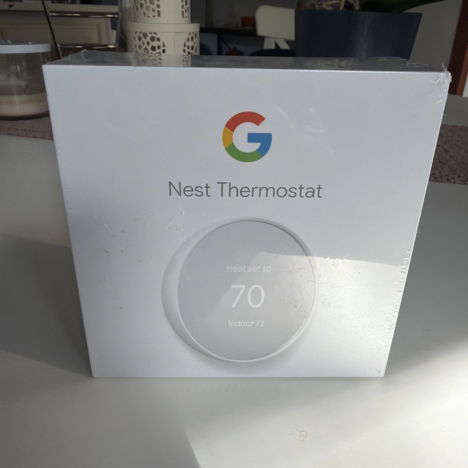 Google Nest Smart Thermostat Snow G4CVZ-US New Factory Sealed Box
