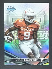 2022 BOWMAN UNIVERSITY JAHLEEL BILLINGSLEY #68 SILVER REFRACTOR ROOKIE CARD. rookie card picture