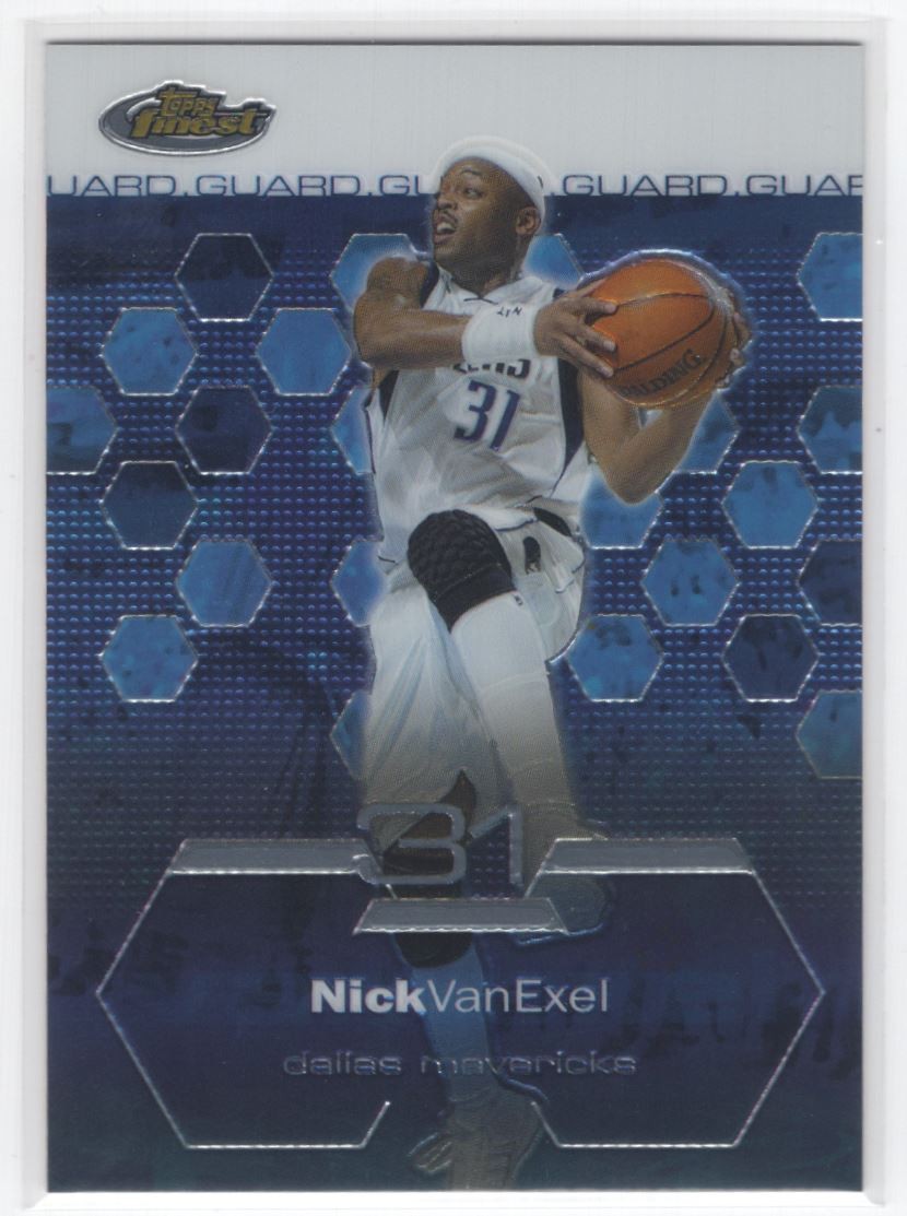 #77 2002-03 Topps Finest - Nick Van Exel Dallas Mavericks
