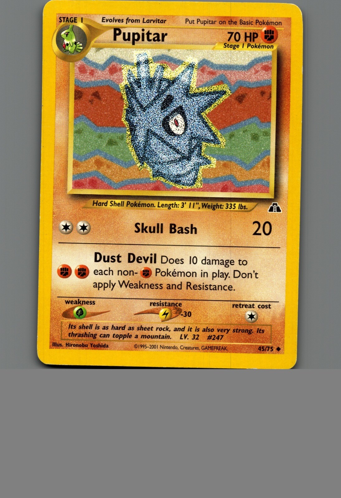 Pupitar Unlimited Uncommon Neo Discovery 45/75 NM Pupitar Pupitar