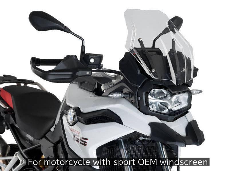 Puig Clear Touring Screen For BMW F850 GS Adventure 2019-2023