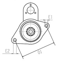 Anlasser Starter Hc-Cargo F 032 116 440 12V