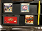 FOUR nintendo games vintage with original plastic case