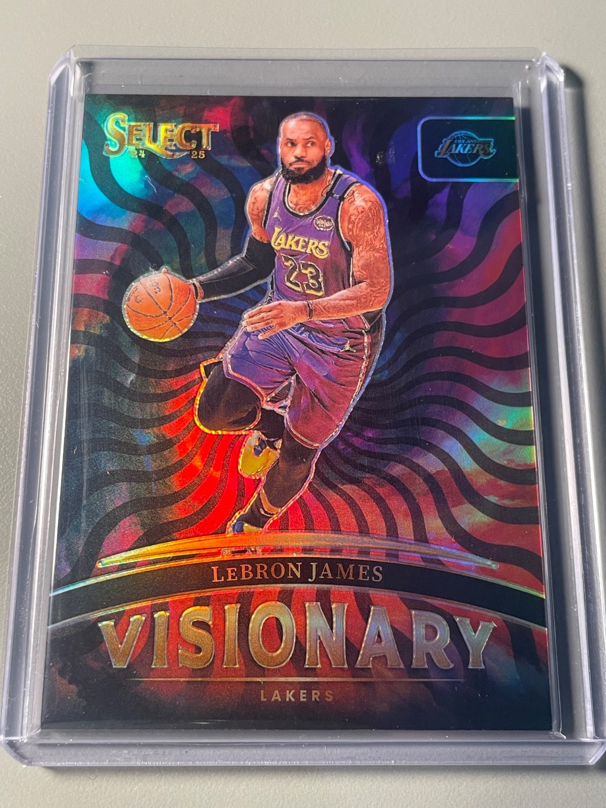 2024-25 Panini Select Visionary LeBron James SSP #11 Lakers