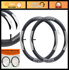 2-Pack 20" Self-Sealing Bike Tubes 20x2.125/2.40 Puncture Resistant AV32mm Valve