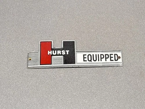 VINTAGE 12” HURST SHIFTER PORCELAIN SIGN CAR GAS TRUCK GASOLINE OIL MOTORCYCLE