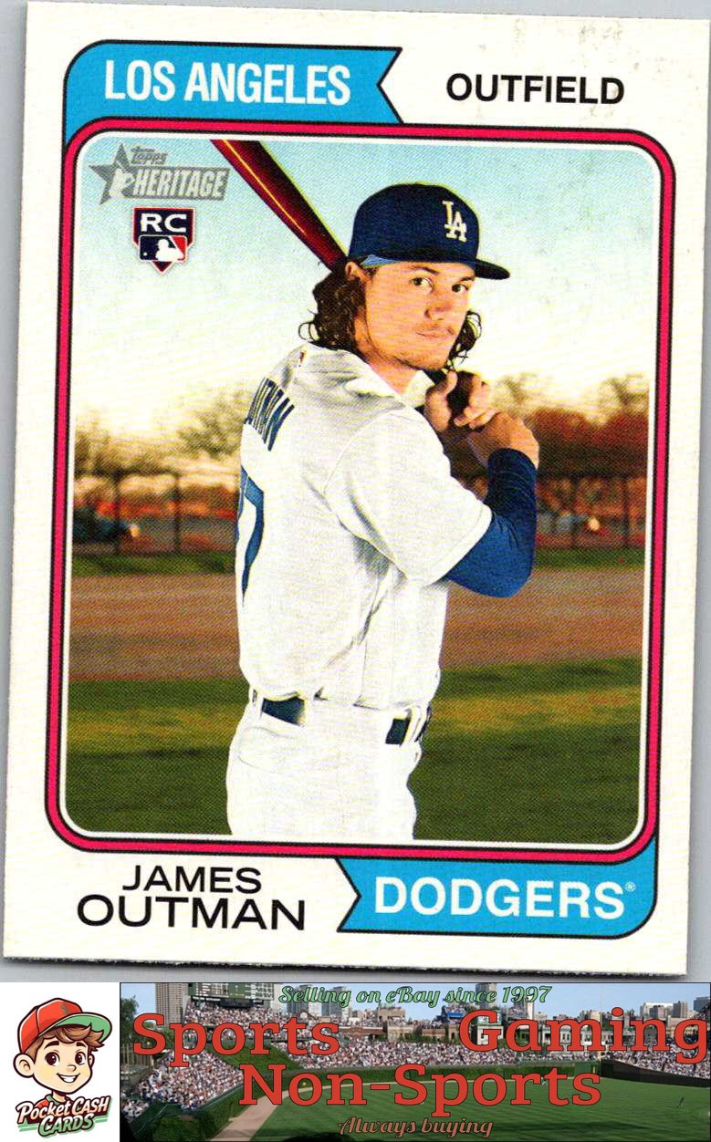 2023 Topps Heritage #93 James Outman 006981
