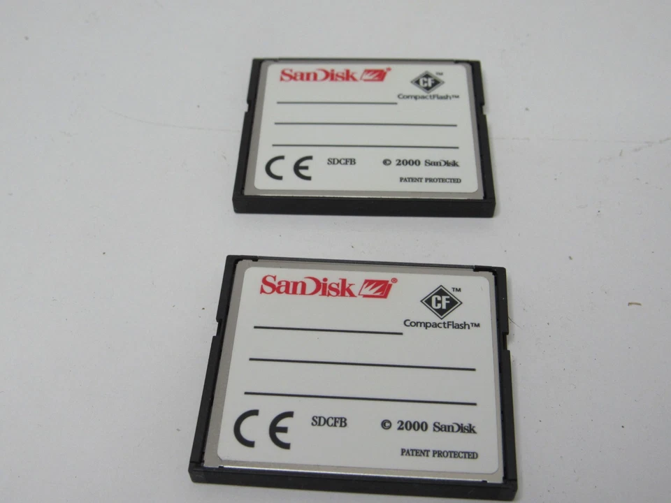 2) 64MB SanDisk Standard CF Memory Card CompactFlash #A1 - Image 3 of 3