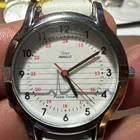 Vintage Timex Pulse Timer Women's Watch 1997 White Dial 31mm - New Battery