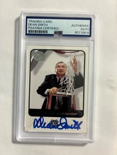 DEAN SMITH autograph NORTH CAROLINA TAR HEELS 2001 Fleer GOTG HOF PSA Jordan UNC