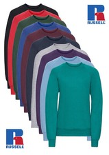 Russell 762B Plain Kids Childrens Childs Boys Girls Sweat Shirt Jumper No Logo