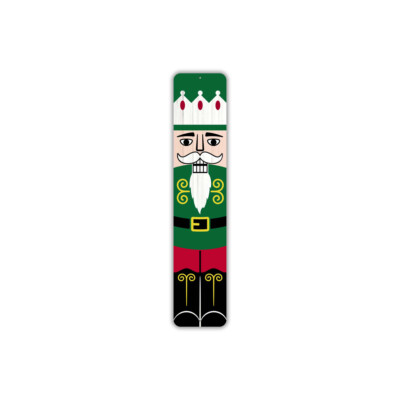 Nutcracker King Christmas Metal Sign