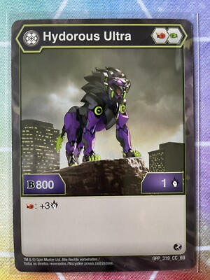 Bakugan: Battle Brawlers Character Card Darkus Hydorous Ultra GPP_319_CC_BB