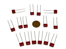 15 Pieces CBB22 400V 104j p10 100NF Metallized Polypropylene Film Capacitor G876
