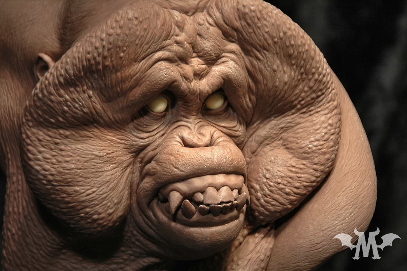 Andy Bergholtz Louie Orangutan Ape Translucent Resin Bust | eBay