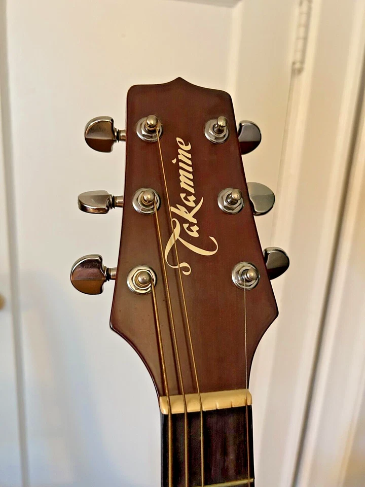 Guitarra acústica Steve Wariner autografada vintage Takamine G330 década de 1990 assinada! - Imagem 3 de 4