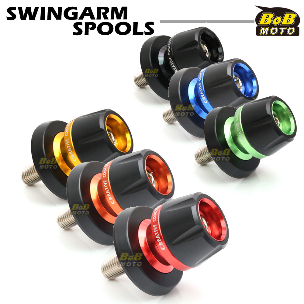 Rear Swingarm Spools Slider M8 Fit Street Triple DAYTONA 675 / R