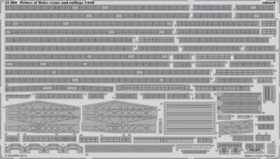 Eduard 1/350 HMS Prince of Wales Railing (Tamiya) 53089
