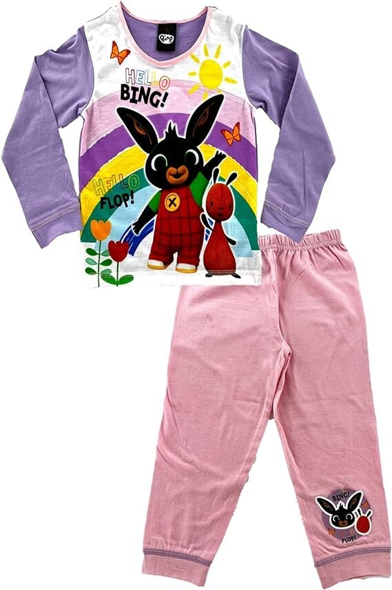Bing Girls Bunny Pyjamas Cosy PJs Sizes 18 Months to Year