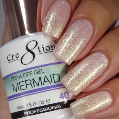 Cre8tion Led/UV Soak Off Gel .5oz - Mermaid #40