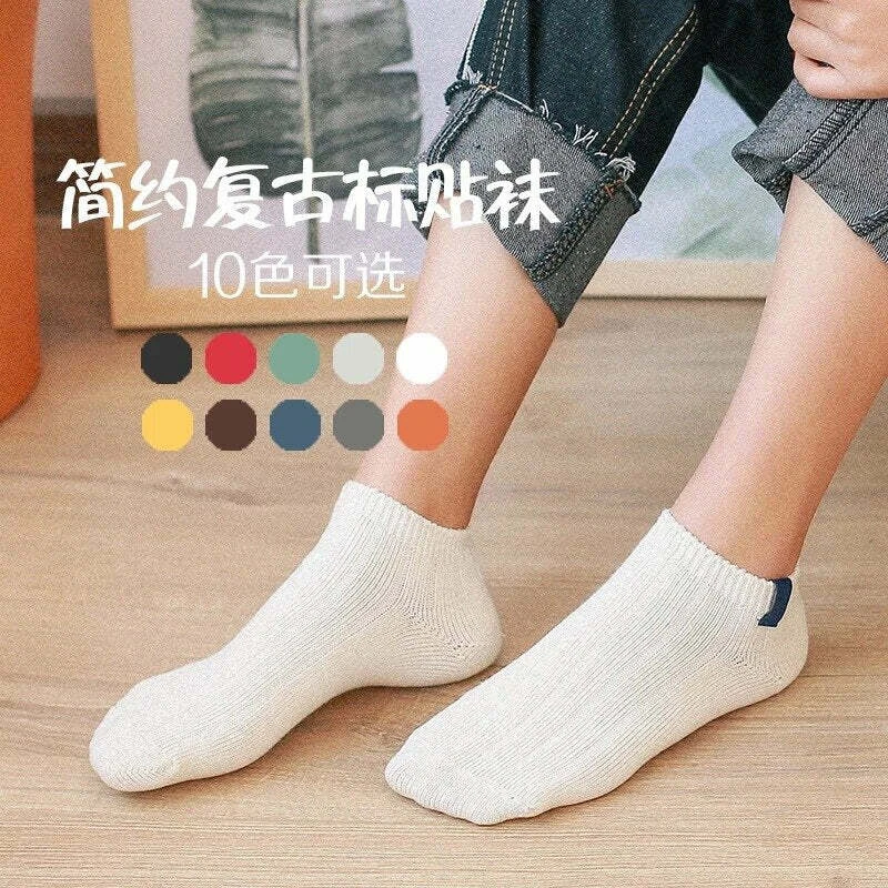 Классические хлопковые мягкие полосатые носки женские - 10 пар - Изображение 2 из 4