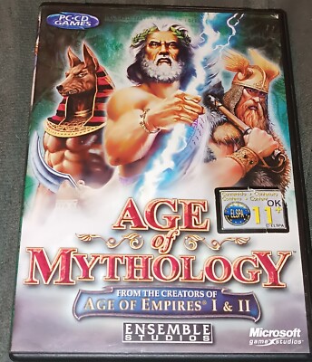 Age of Mythology PC CD Spiel Ensemble Studios Microsoft komplett mit Handbuch