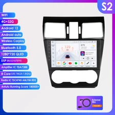 4+32G Android12 9in Car Stereo Radio GPS Head Unit For Subaru Forester WRX 16-18