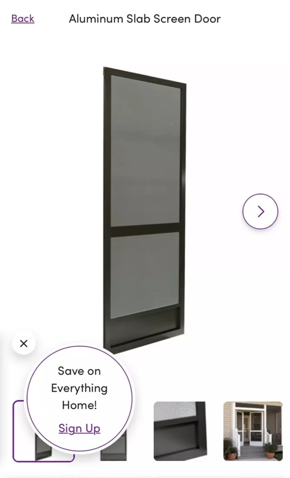 PUERTA MAMPARA CON MARCO Y BISAGRAS Foto 3 de 4