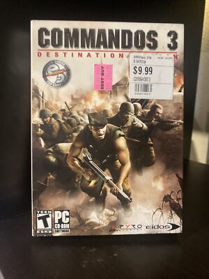 Commandos 3: Destination Berlin PC, 2003 CD-ROM EIDOS