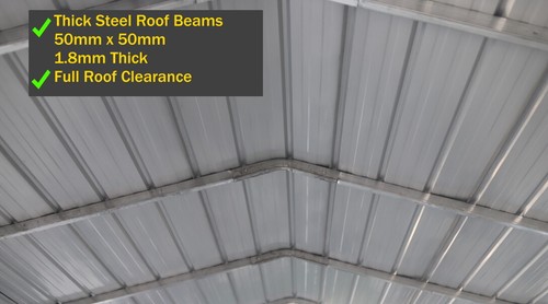 Single 3.3x6M STEEL Carport Shade Sheds Portable Shelter Backyard Pergola Garage - Picture 6 of 11