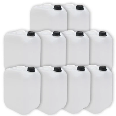 AST/SIEPE 10x 10 Liter Wasserkanister Behälter Kanister lebensmittelecht Camping Outdoor