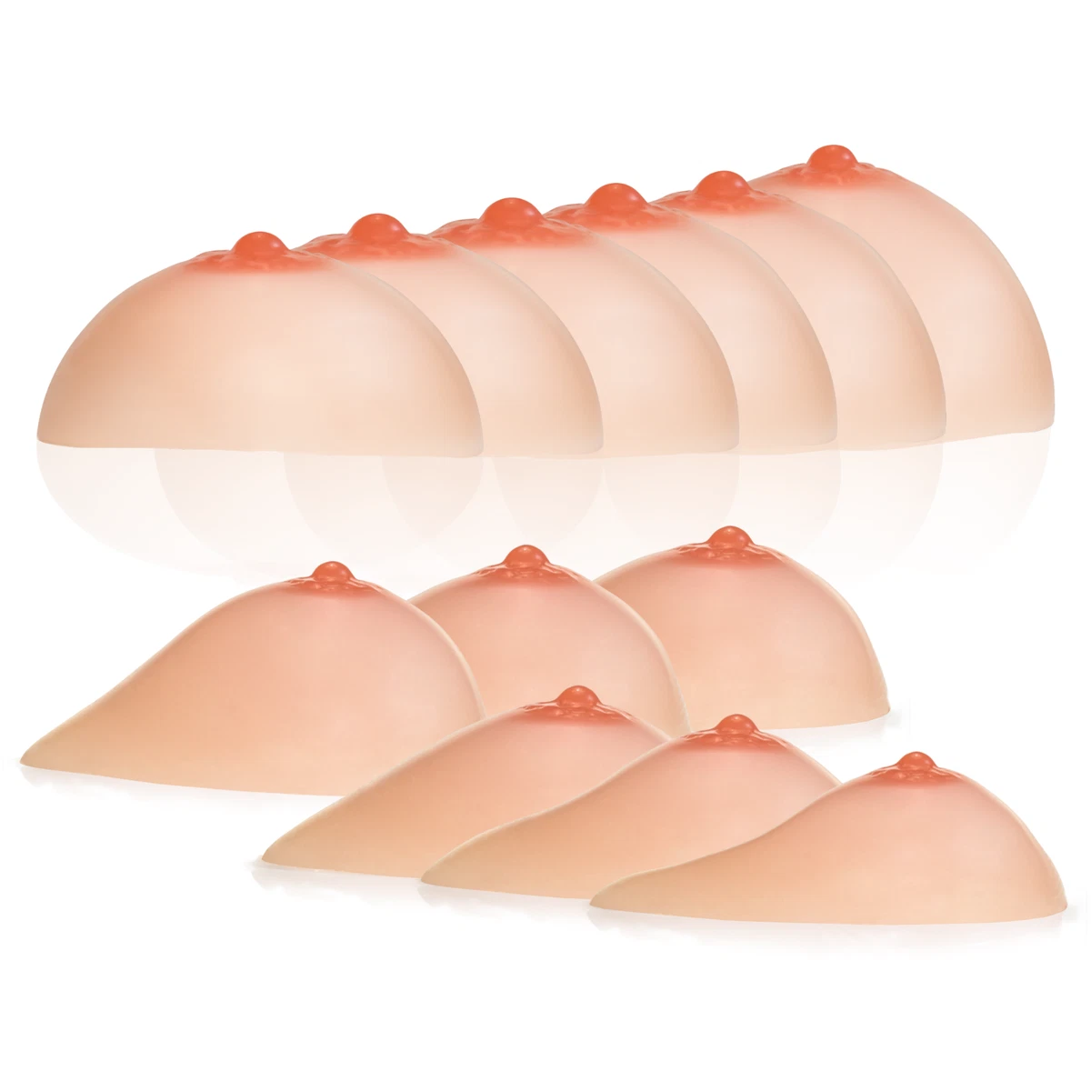 EQAIWUJIE Forme del Seno in Silicone per Crossdresser Pettorale Vestito per Drag Queen