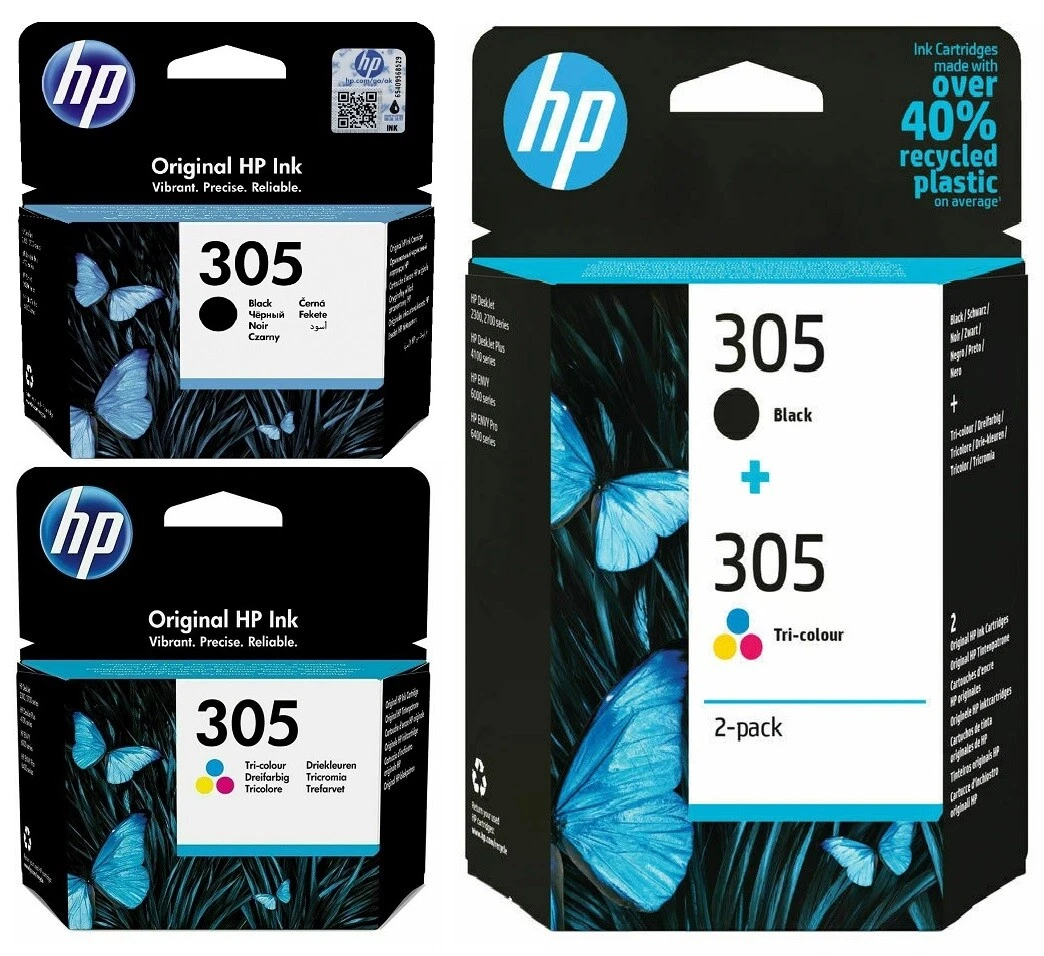 Genuine HP 305 Ink Cartridge Deskjet 2300 2700 2710 2720 2721