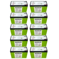 10pc K2 Energy 12V 11Ah K2B12V11EB Lithium Iron Phosphate Battery with BMS
