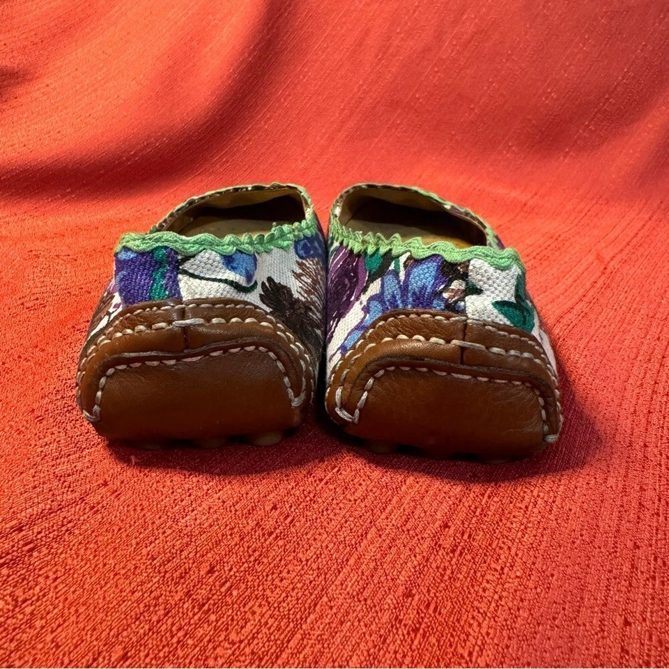 The Original Car Shoe Floral Ballet Flats, Size 7, EUC - Image 3 of 4