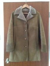 Richard Draper Sheepskin Coat, Size 38 / 10-12 Made In Uk
