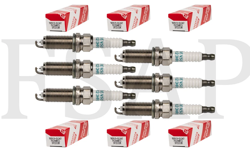 6 Ignition Coil + 6 Genuine Denso Toyota Spark Plug 2007-2015 Lexus RX350 3.5L - Image 3 of 4
