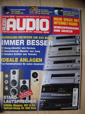 Audio 8/02 Symphonic Line RG 14, Elac CL 205, Proceed AVP2/HPA2, Onkyo TX-SR 500