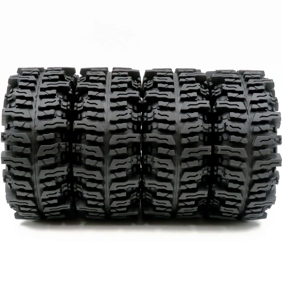4Stk RC 2.2'' Mud Slingers Reifen Tire 124mm für RC Crawler Truck - Bild 3 von 4