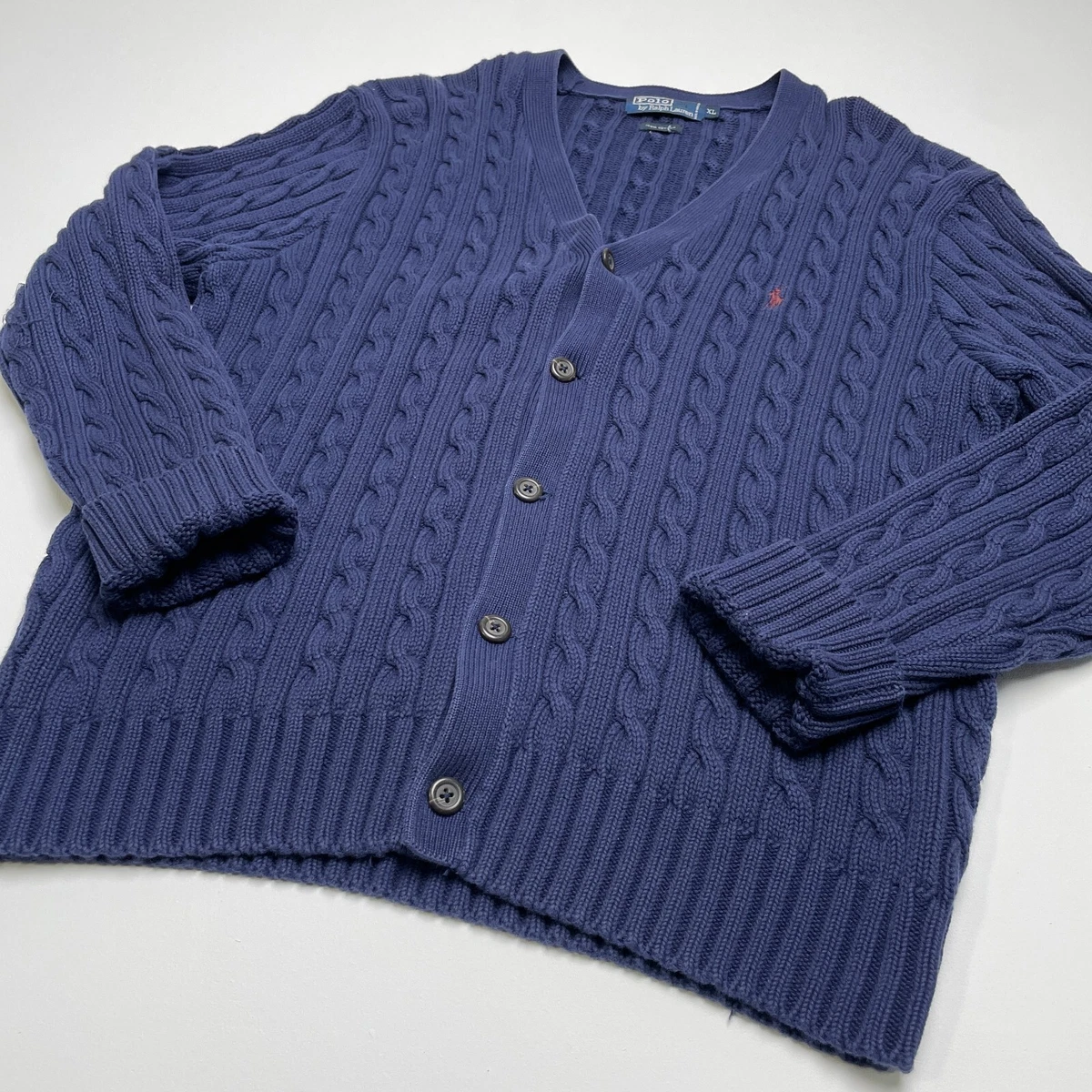 Cotton cable knit clearance cardigan