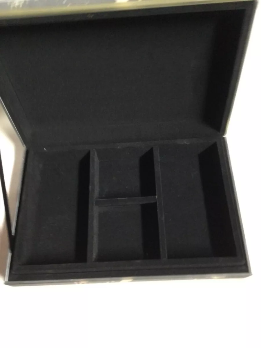 lola Rose London Nikki Xx black marble glass jewery box with