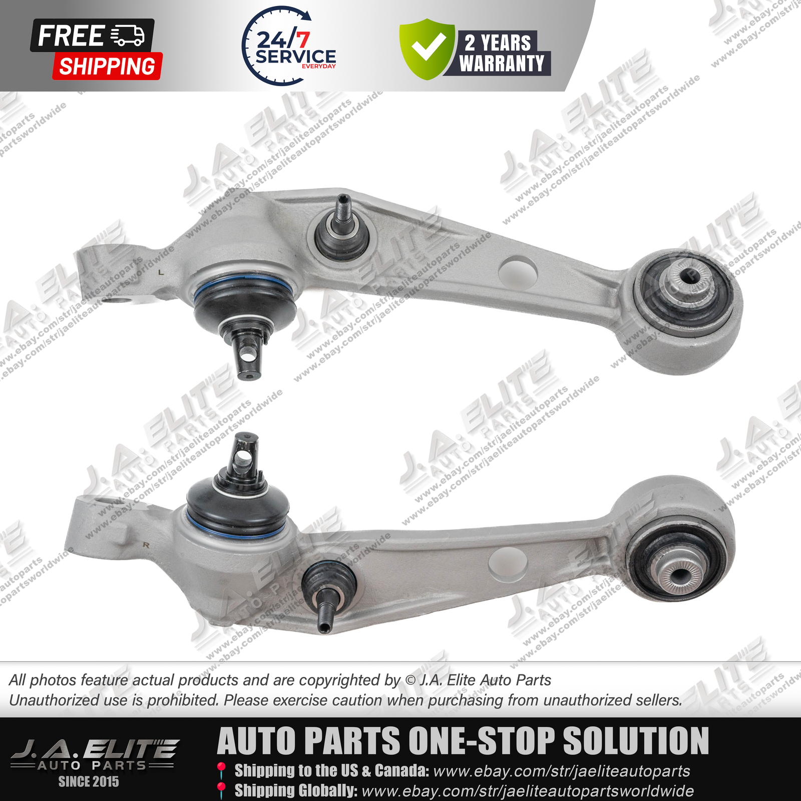 Front Lower Left & Right Control Arm fit Rolls Royce Phantom RR1 31122180523