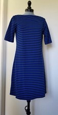 UNIQLO Striped DRESS EUC Size S Black/Blue Office Career Casual 