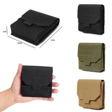 Tactical Molle Belt Bag Outdoor Hunting Flashlight Pouch Medical First Aid Kit 